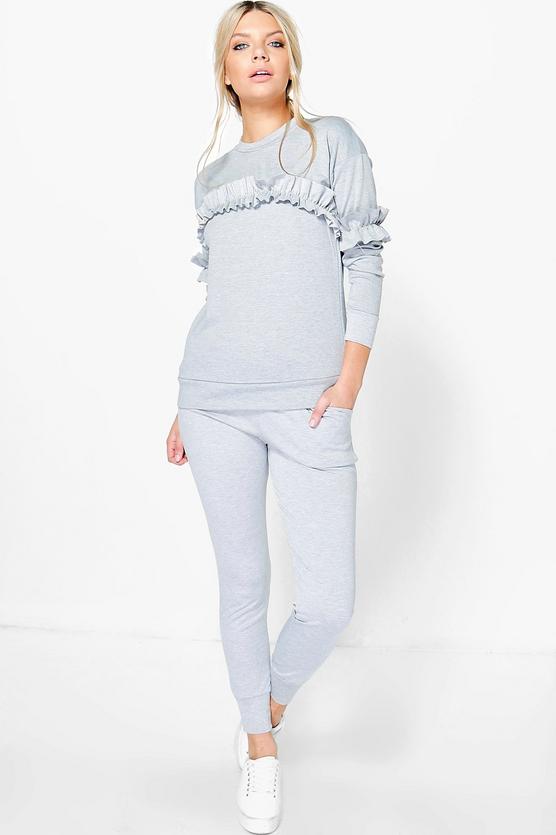 Lena Frill Jumper Loungewear Set